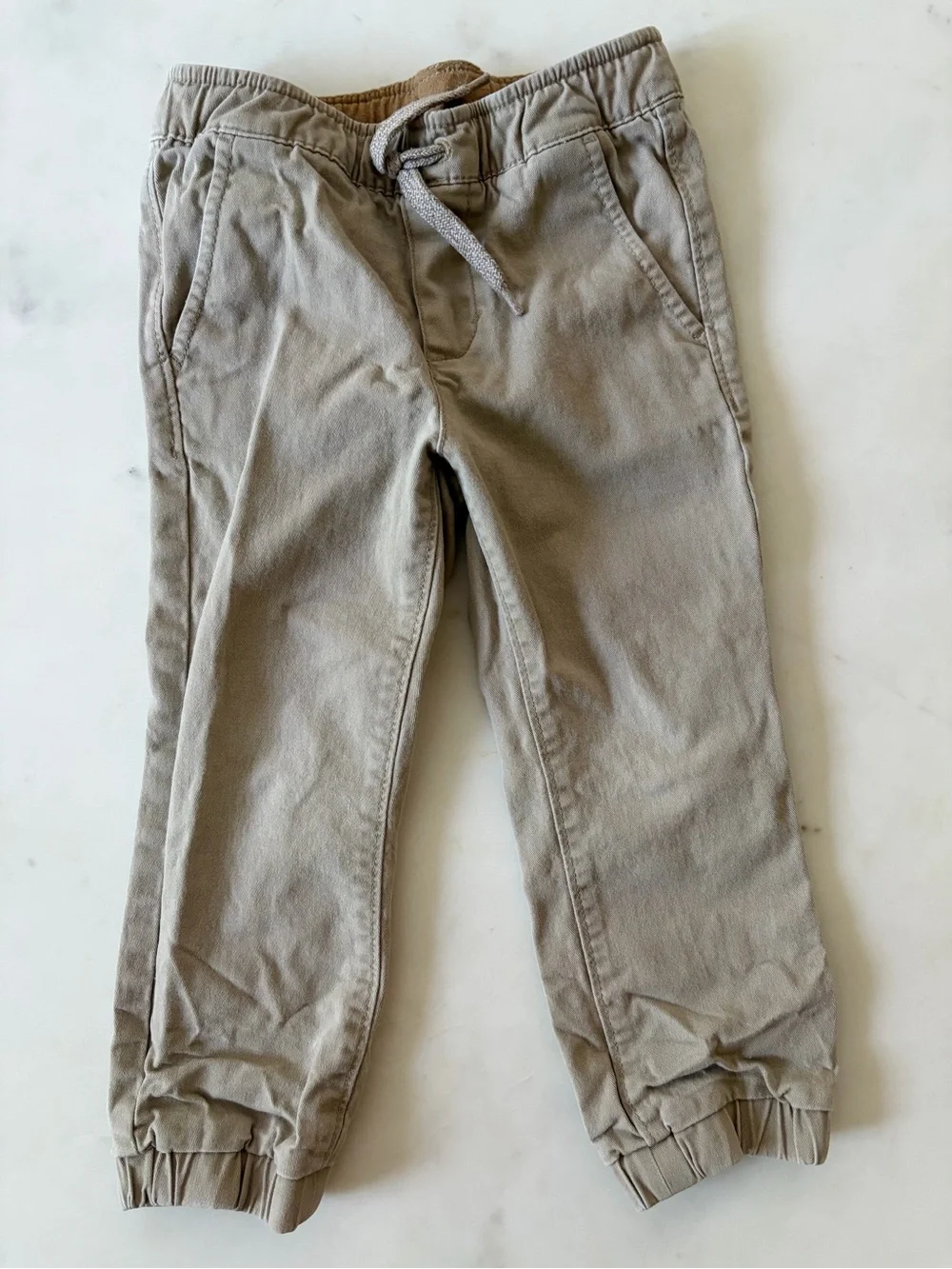 Old Navy Kids Tan Drawstring Joggers